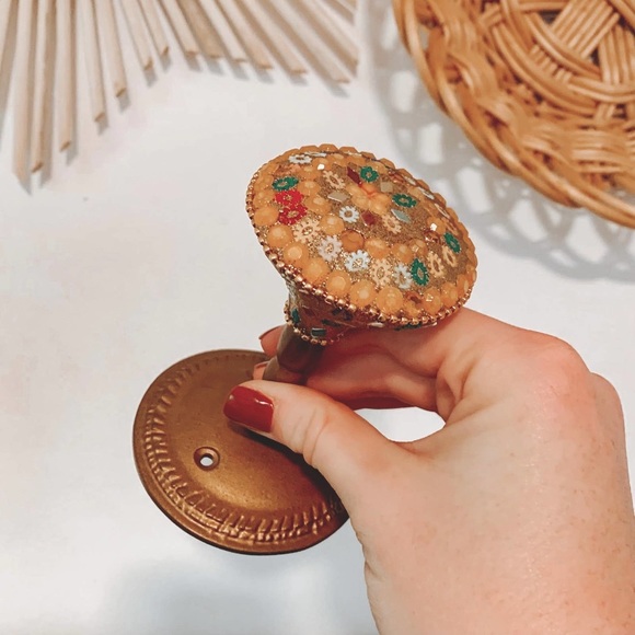 Urban Outfitters Bollywood Brass Door Knob Hook